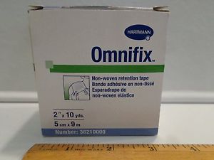 OMNIFIX DRESSING TAPE 2&#034;x10 yds~One NEW BOX BY HARTMANN-CONCO