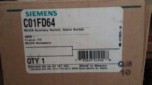 Siemens C01FD64  MCCB AUX SWITCH, ALARM SWITCH