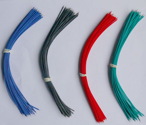 120PCS 20CM 4 Colors Two Ends Tin-plated Breadboard Jumper Cable Wires