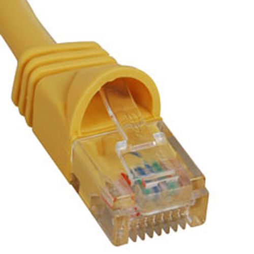ICC Patch Cord Cat 5E Molded Boot 25&#039; Yl ICPCSJ25YL