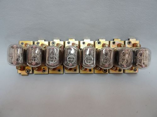 8 x IN12/IN15A + SOCKET Nixie Indicator Tubes  // TESTED  !!