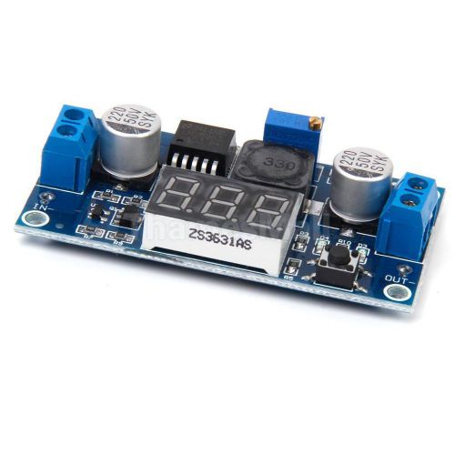 Dc 2-40v to 1.25v~37v converter adjustable step-down power module voltmeter for sale