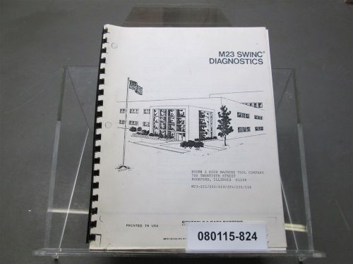 White-Sundstrand Micro Swinc M23 Diagnostics Manual CTL3200