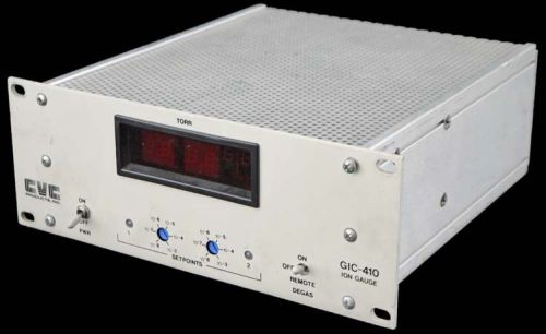 CVC Products GIC-410 Laboratory High Vacuum Ionization Gauge Controller 150W