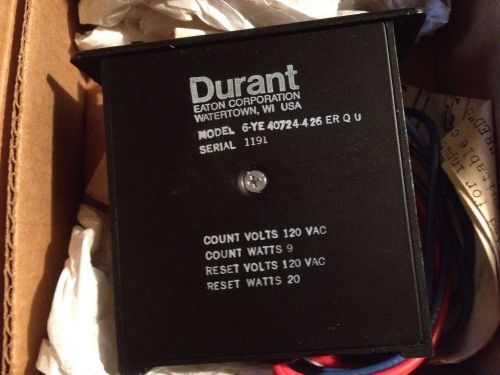 Durant Eaton 6-YE 40724-426 Eaton electric counter new in box