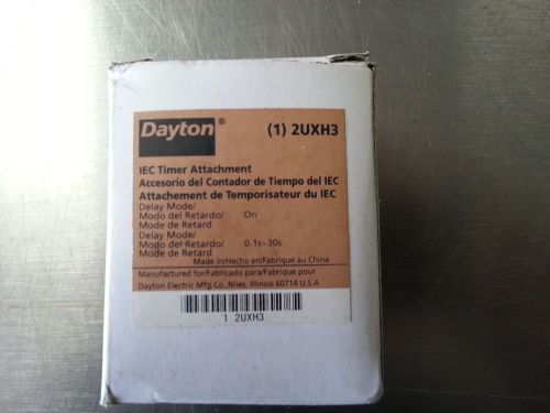 Dayton IEC 2UXH3 Timer Attachment On Delay (0.1 to 30 seconds) - NEW