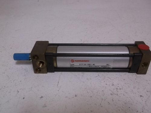 NORGREN ETF 3/8 1-1/8 X 3 PNEUMATIC CYLINDER *USED*