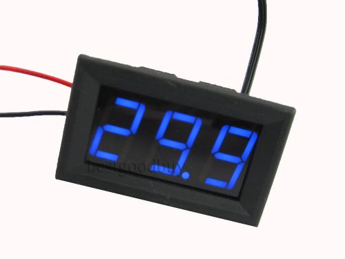 -50-110°C BC101 blue digital tube Embedded digital thermometer DC4.5-12V powered