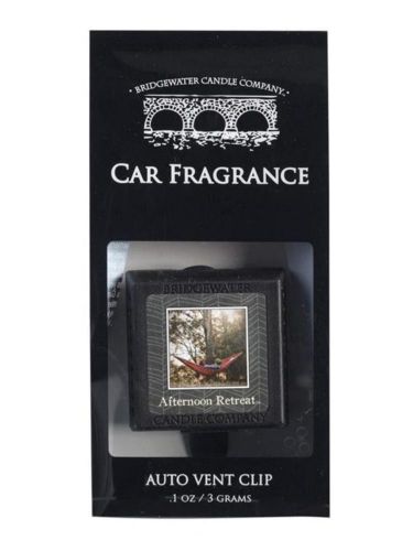BridgeWater ~ Car Freshener Auto Vent Clip ~ Afternoon Delight ~ NEW