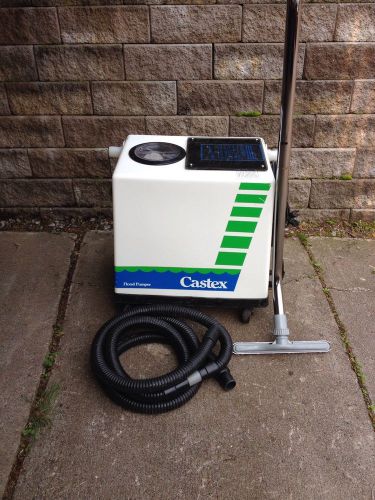 Castex flood pumper, water transfer, wet vacuum vac for sale
