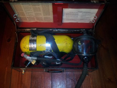 VINTAGE Globe GUARDSMAN self contained breathing apparatus SCBA Fire Safety L@@K