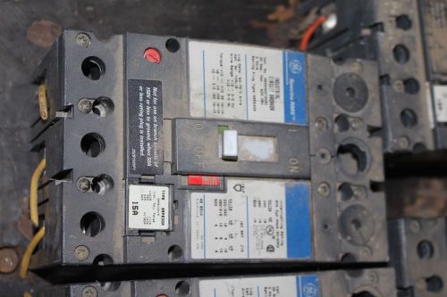 Ge spectra circuit breaker 15a 15 amp seda36at0030 for sale
