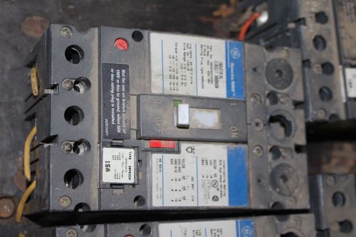 GE SPECTRA CIRCUIT BREAKER 15A 15 AMP SEDA36AT0030