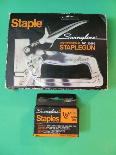 Swingline Professional Industrial Stapler Staple Gun No. 10060 Made In USA.