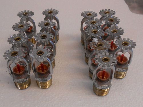 LOT OF 17 AUTOMATIC FIRE SPRINKLER HEADS TYCO 2014&amp;15 SPA K5.6