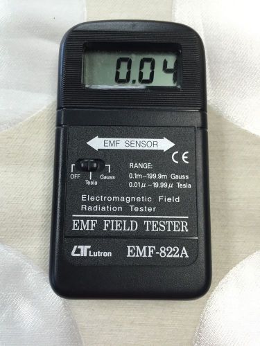 Lutron 822-A EMF METER Ghost Hunting Paranormal Equipment