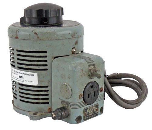 Powerstat 117-1009 0-120 v 10 amp variable variac autotransformer parts for sale