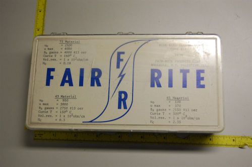 FAIR RITE WIDE BAND TRANSFORMER CORE KIT FERRITE