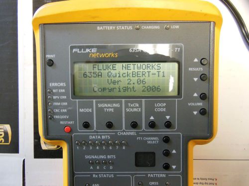 Fluke Networks 635A QuickBERT-T1 Handheld T1 Tester