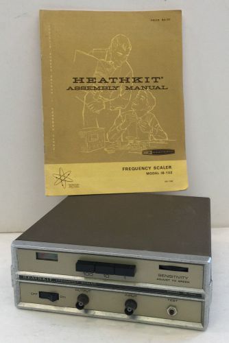 HeathKit Frequency Scaler Model IB-102 VTG for parts, needs cords, leads, handle