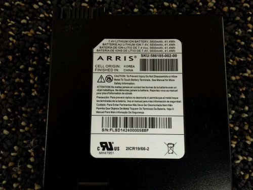 Arris 586185-002-00 7.4V Lithium-Ion Battery For NVG589/NVG599 AT&amp;T Motorola