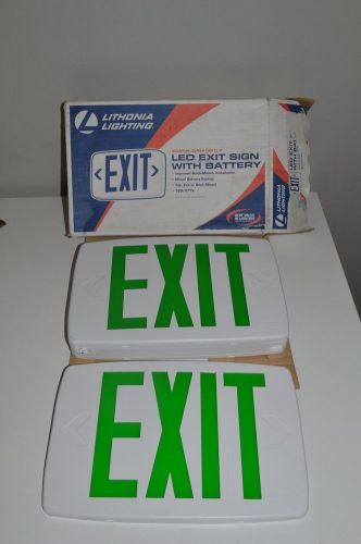 Lithonia Lighting Signature die-cast aluminum LED Emergency Exit Sign 285251
