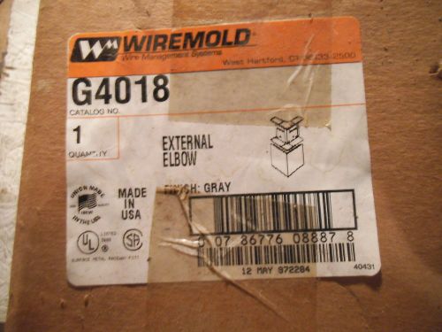 Wiremold G4018 External Elbow GRAY - NEW