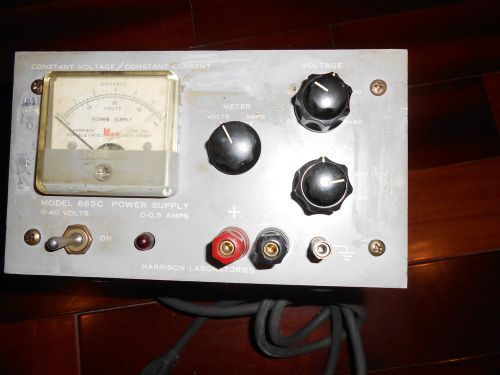 POWER SUPPLY -- HARRISON LABS -- 865C -- CONSTANT VOLTAGE/CURRENT