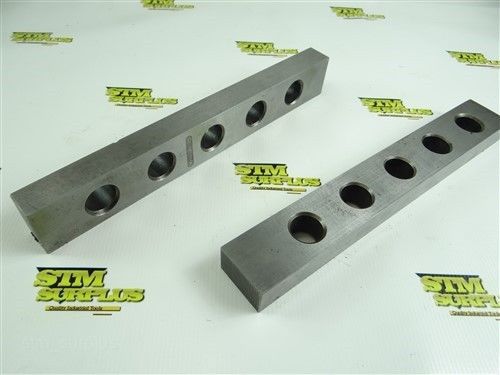 PAIR OF HEAVY DUTY 12&#034; PRECISION PARALLELS 1&#034; X 1-1/2&#034; X 12&#034;