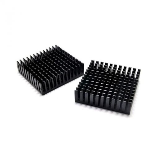 2Pcs Aluminium Heatsink Square 40*40*11mm for Router CPU IC LED