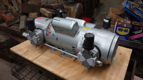 Gast 8HDM-19-M850X  Piston Air compressor/vacuum pump-2HP 220v 1 ph Free Shipp