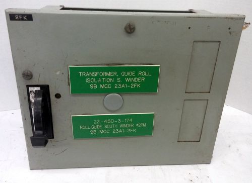 GE GENERAL ELECTRIC  MOTOR CONTROL CENTER BUCKET 443X563L03 RC1 30amp  MS043