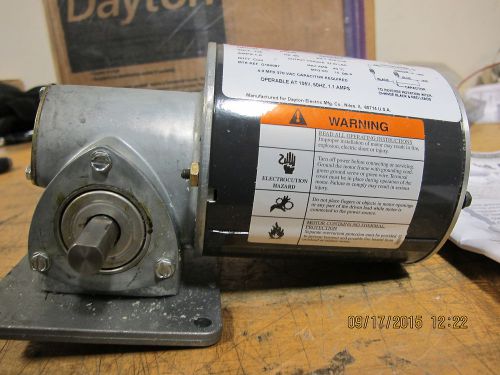 1xfy3 gearmotor 115/105vac 76 / 100 rpm, 1/20 input hp, 86 nameplate rpm tenv for sale