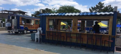 20 Ft Cargo Shipping Container Surf Bar