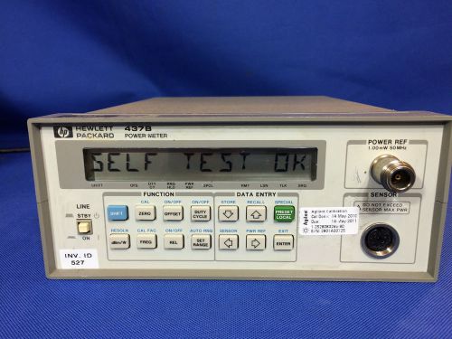 Hp / agilent / keysight 437b power meter,  without sensor, tested. for sale