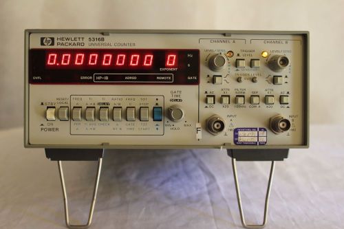 HP Agilent Universal Frequency Counter 5316B &amp; Bright Red  Display