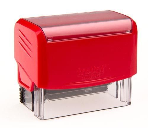 Trodat Printy 3912 Self Inking Rubber Text &amp; Logo Stamp 45x16mm (up to 4 Lines )