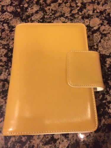 Franklin Covey Butter / Mustard Yellow Planner - Compact Size