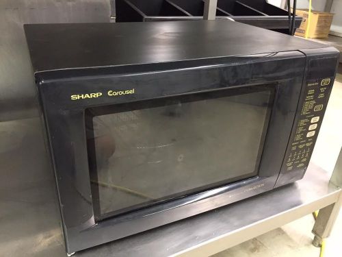 2008 Sharp R-930AK-P 900 Watt Convection Countertop Black Microwave