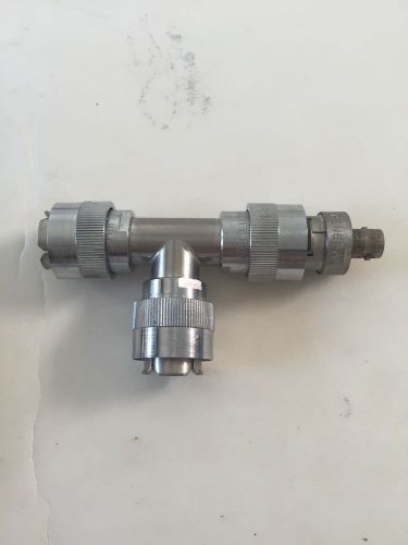 General radio co. gr847 connector (3) with 874-tl tee connector (107) for sale