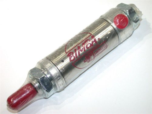 Up to 4 new bimba 1&#034; stroke stainless spring return air cylinders 121-p for sale
