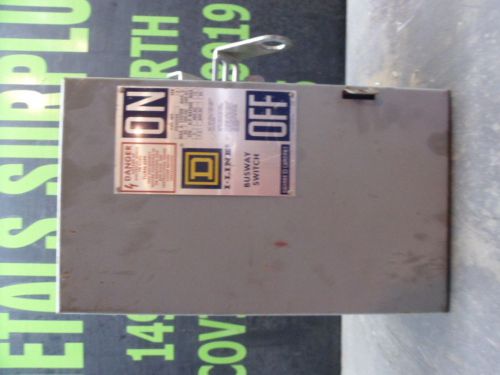 Square d 30amp i-line switch #9211225 cat: pq3603g 3ph 3w used for sale