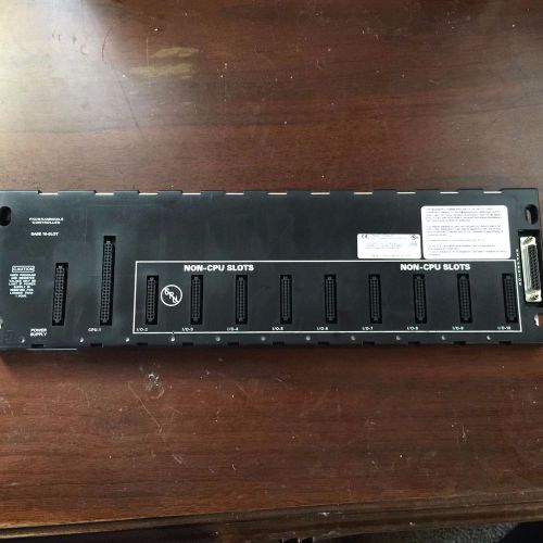General electric funac 90/30 ic693chs391m 10 slot backplate for sale