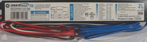 New GE Lighting GE232MAX-L/ULTRA 120/277-Volt Ballast Box P/N: 72262