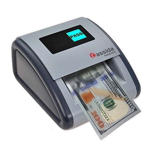 New Automatic Money Counterfeit Detector Paper Bills Checker IR MG UV Scanner