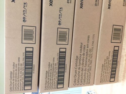 xerox 240 drums - one set (1 black, 3 color)