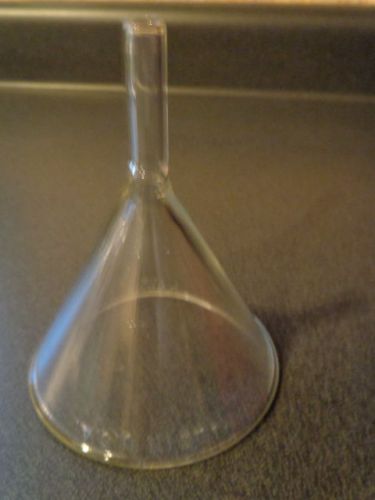 Vintage pyrex 60 degree glass funnel 4” long for sale