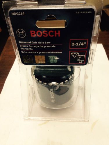 Bosch HDG214, 2-1/4&#039;&#039; Diamond Grit Hole Saw, 5EHL5, New