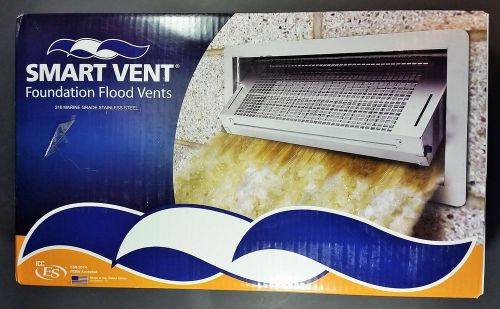 *NEW* Smart Vent Foundation Flood Vent Flood Only Insulated Vent 1540-520 Black