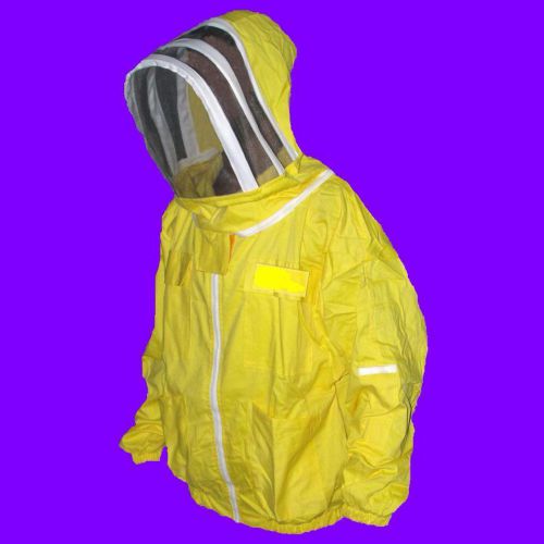 Professional-grade bee keeping suit, jacket - sheriff style hood-  sizes m,l, xl for sale